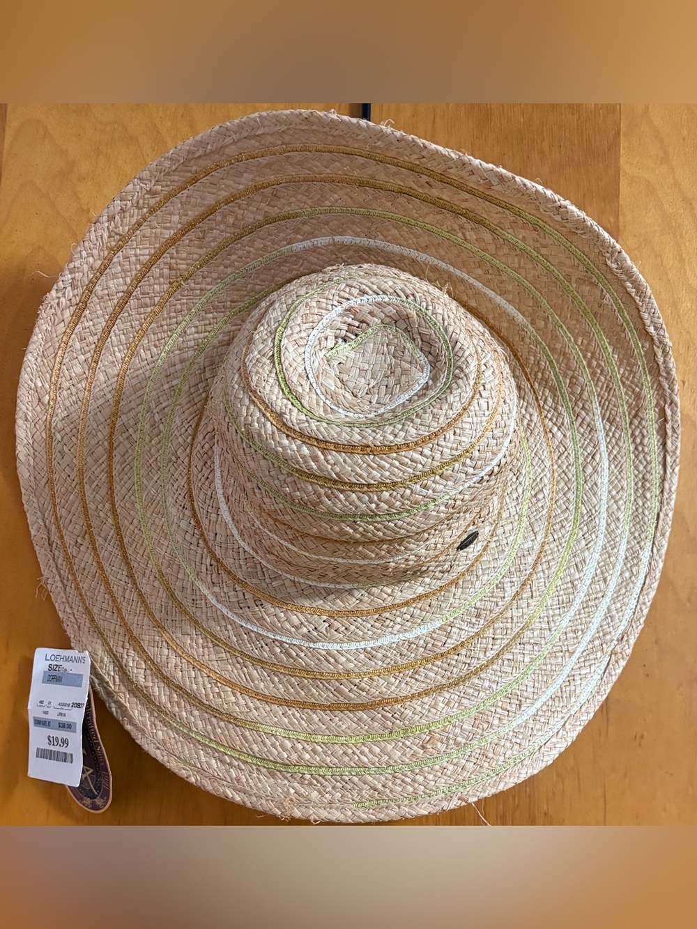 Wide-Brim Straw Sun Hat